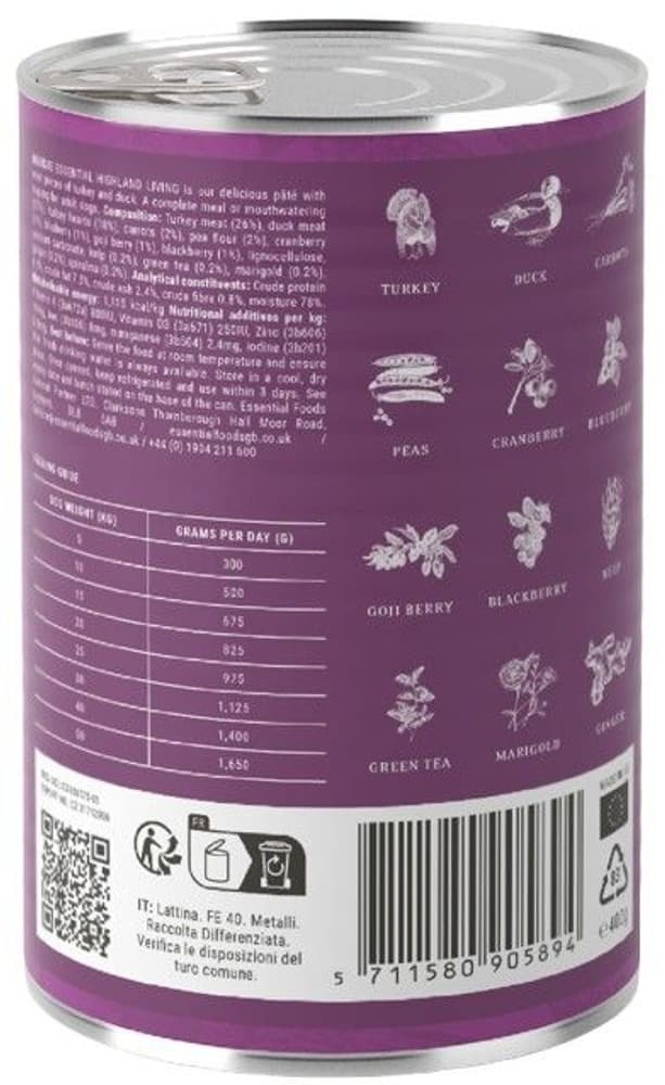 Highland Living Pâté 400 g, view: 1