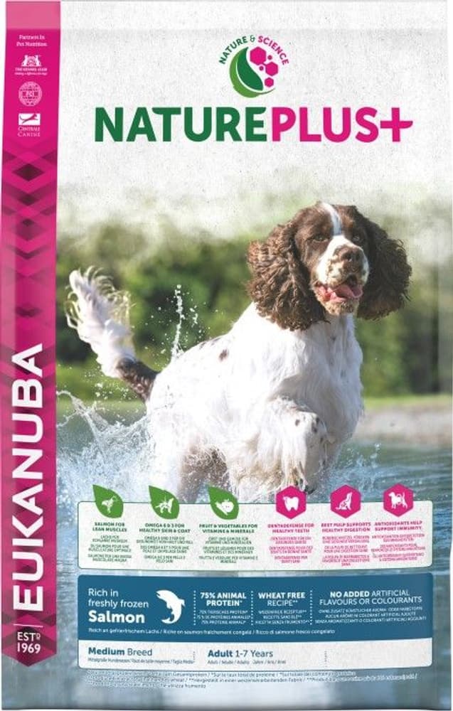 Nature Plus+ Adult Medium Breed Salmon 2,3 kg, view: 0