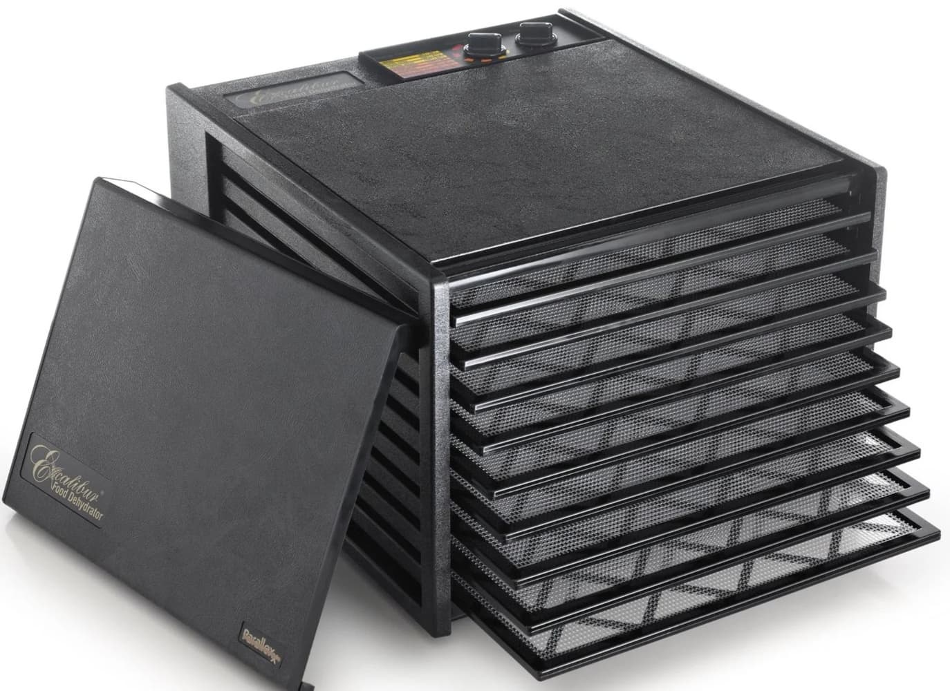 Mattork 9 brickor 48-timmar timer svart, view: 0