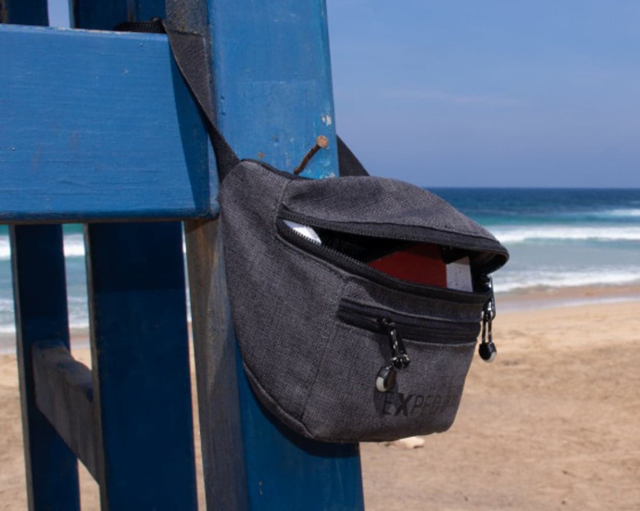 Mini Belt Pouch Black Melange, view: 1