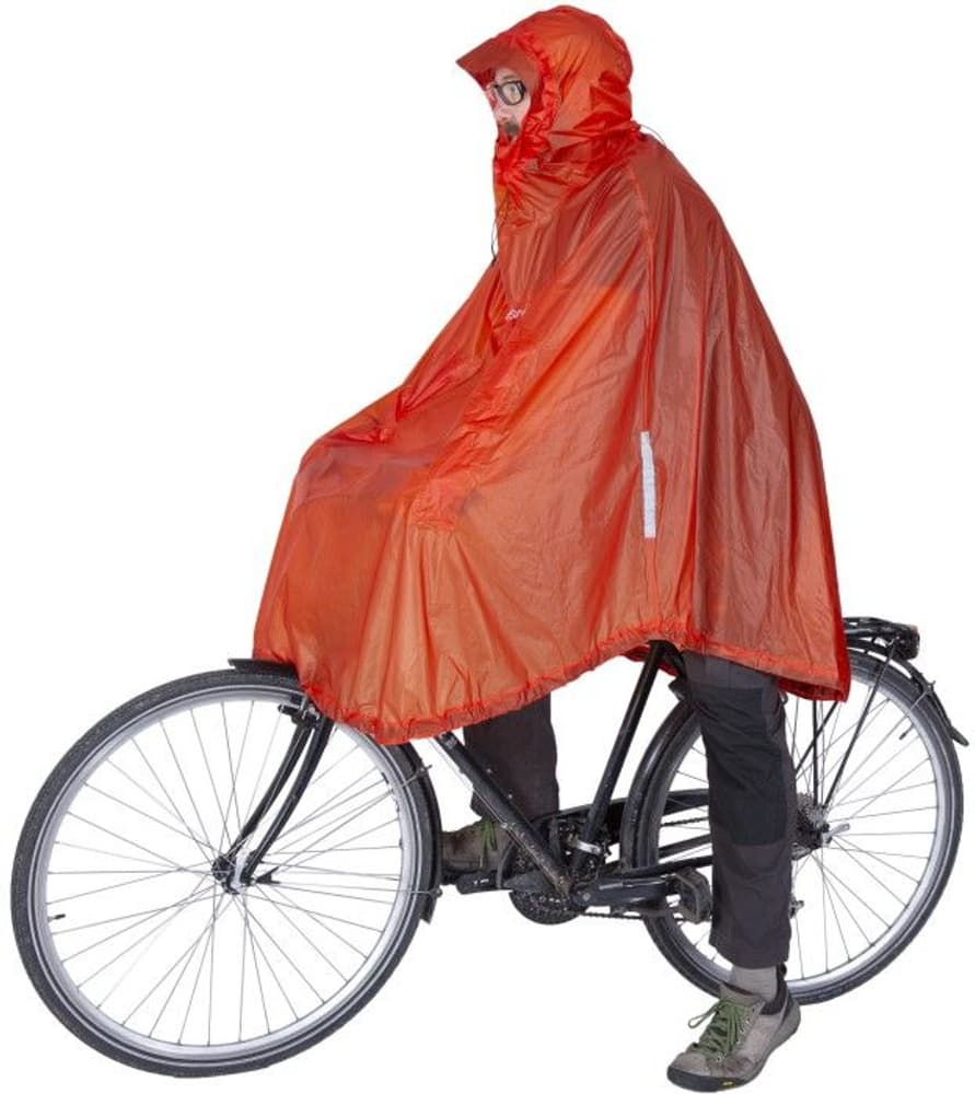 Bike + Hike Poncho Dark Lava, view: 2