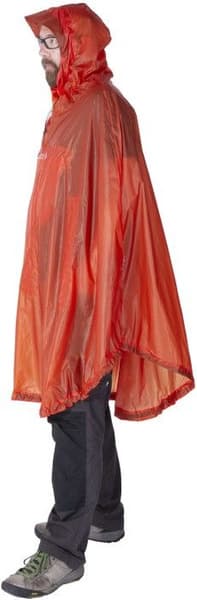 Bike + Hike Poncho Dark Lava, view: 0