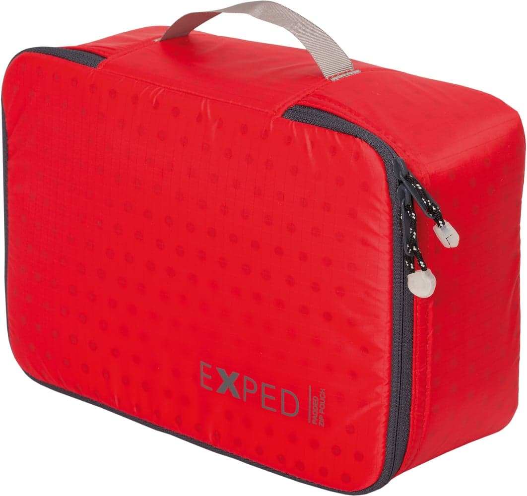 Padded Zip Pouch L Red, view: 0