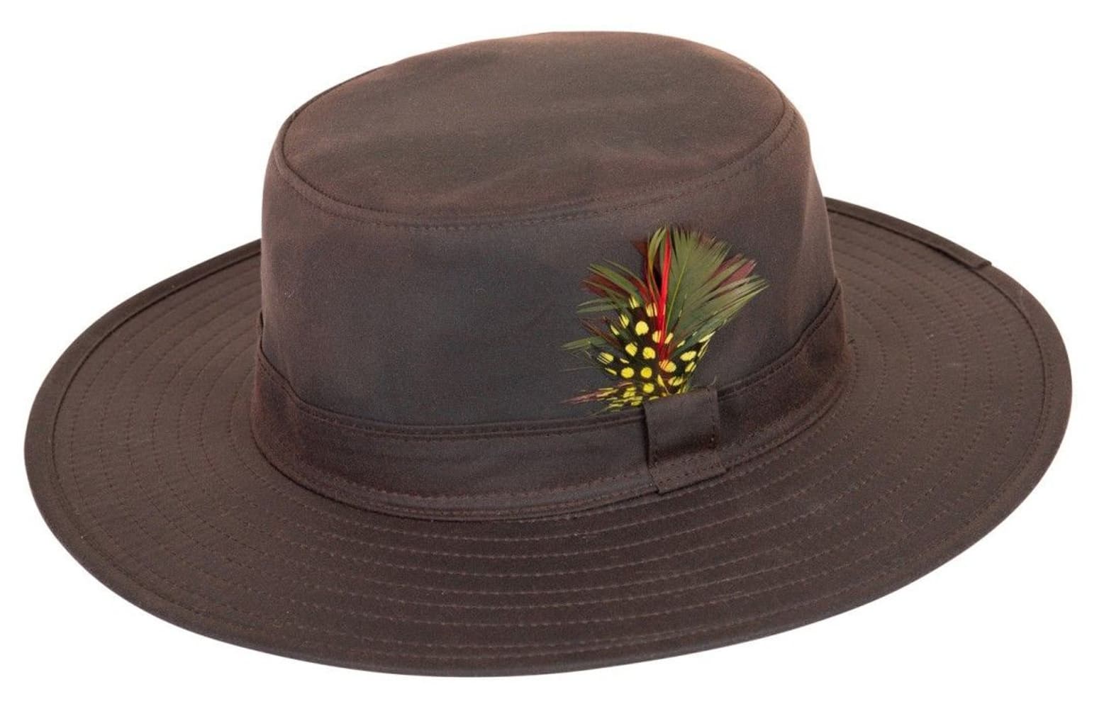 Highclere Wide Brim Hat Brown, view: 0