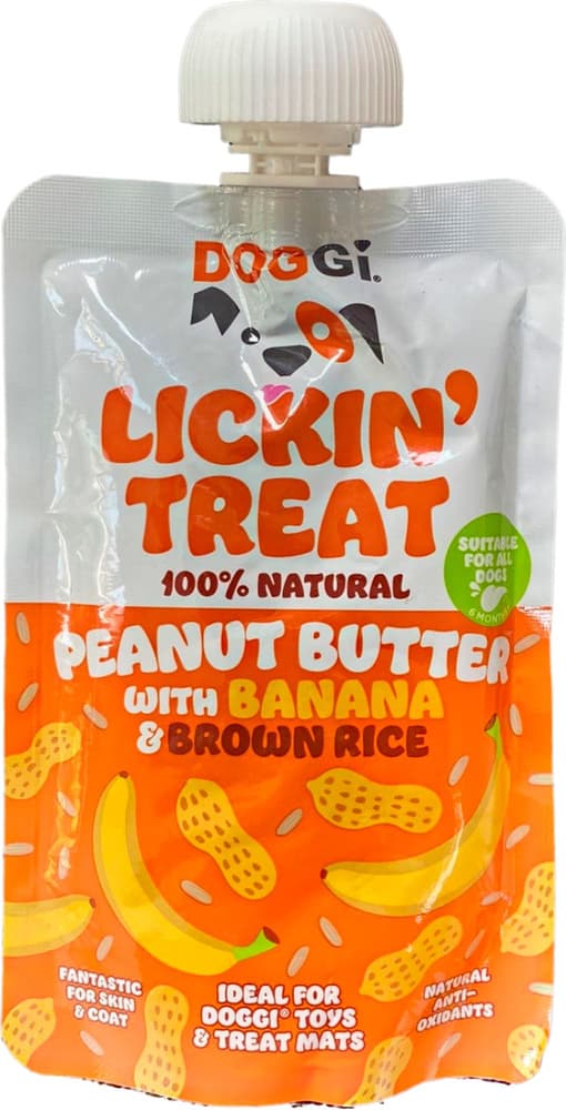 Lickin' Treat Peanut Butter with Banana and Brown Rice 100 g, view: 0