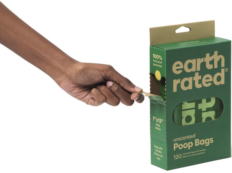 Bajspåsar med handtag 120 st Unscented, view: 2