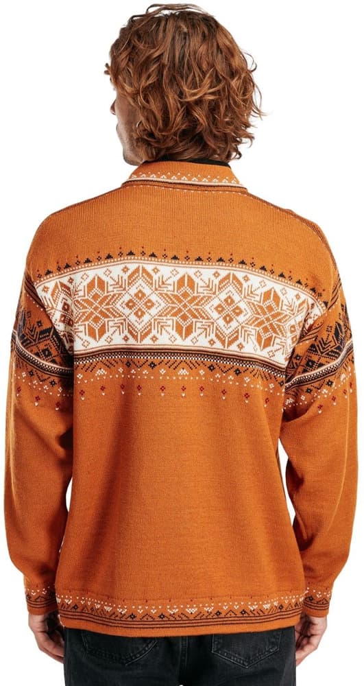 Blyfjell Sweater Unisex Copper / Offwhite / Coffee / Redrose, view: 2