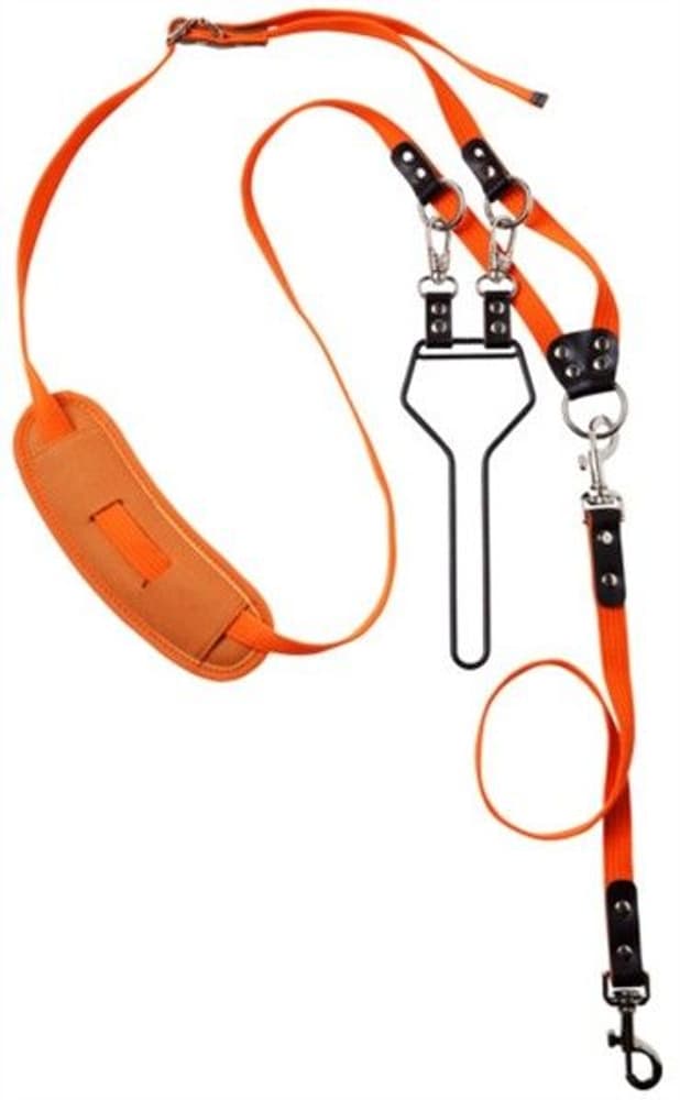 Decoy Jaktkoppel canvas med axelrem och byteshållare Orange, view: 0