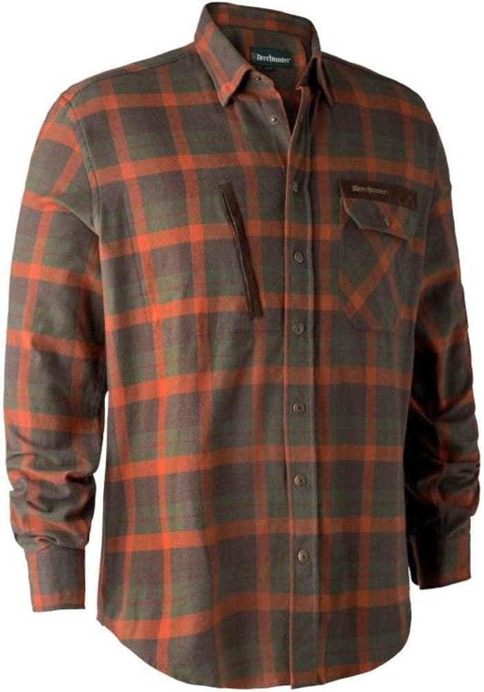 Ethan Shirt Orange Check, view: 0