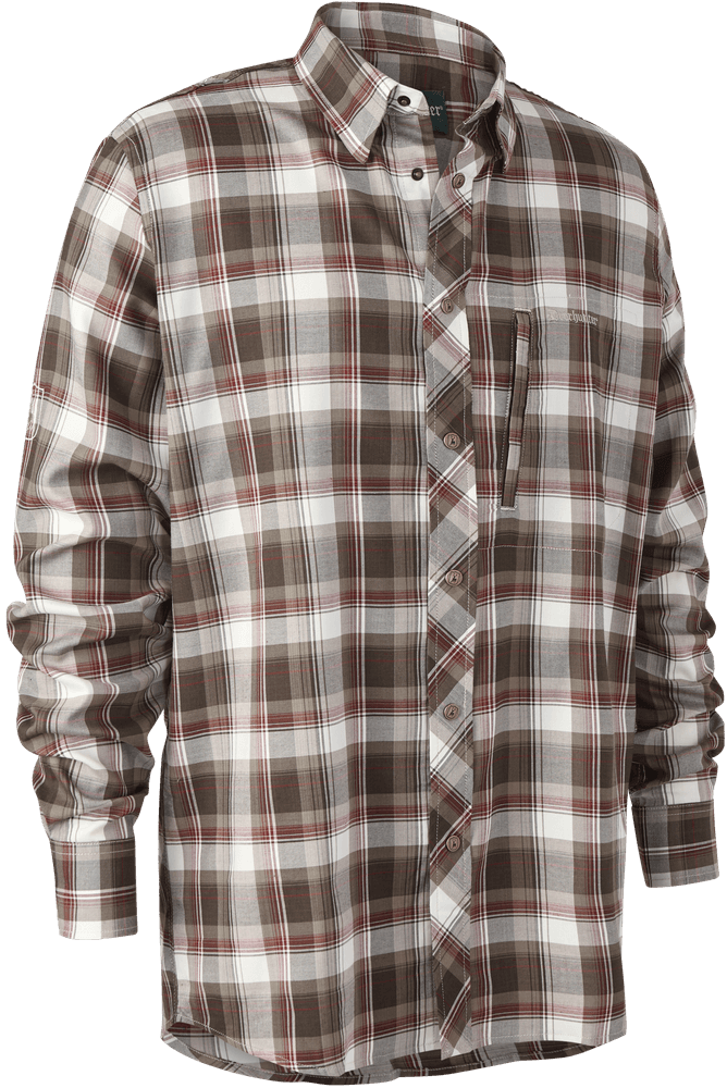 Silas Shirt Brown Check, view: 0