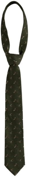 Tie w/ Pheasant Garden Green, view: 0