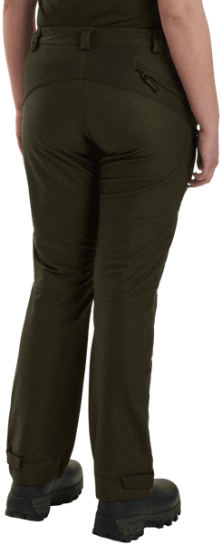Lady Chasse Trousers Olive Night Melange, view: 3