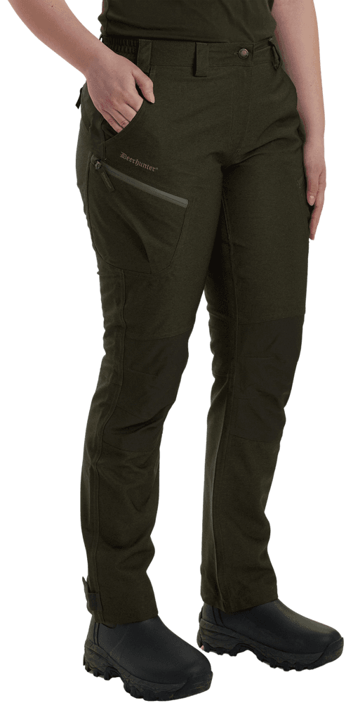 Lady Chasse Trousers Olive Night Melange, view: 2