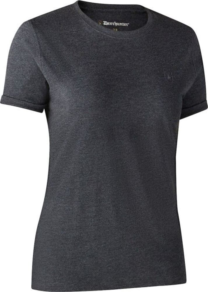 Ladies Basic 2-pack T-shirt Brown Leaf Melange, view: 1