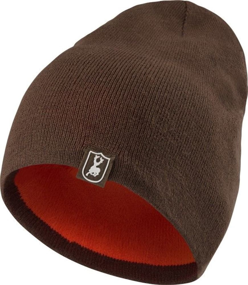 Cumberland Knitted Beanie Reversible Orange, view: 2