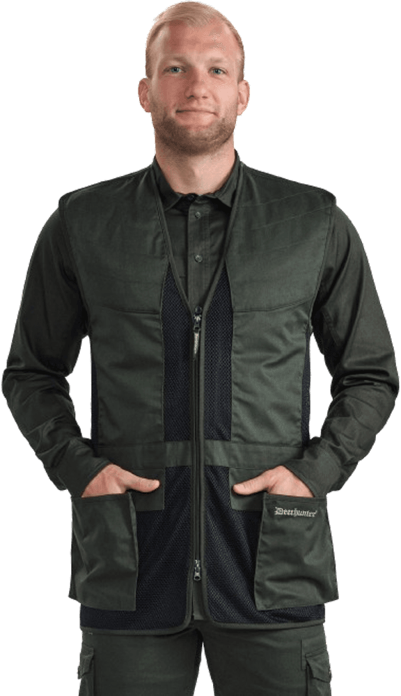 Atlas Mesh Shooting Waistcoat Timber, view: 2