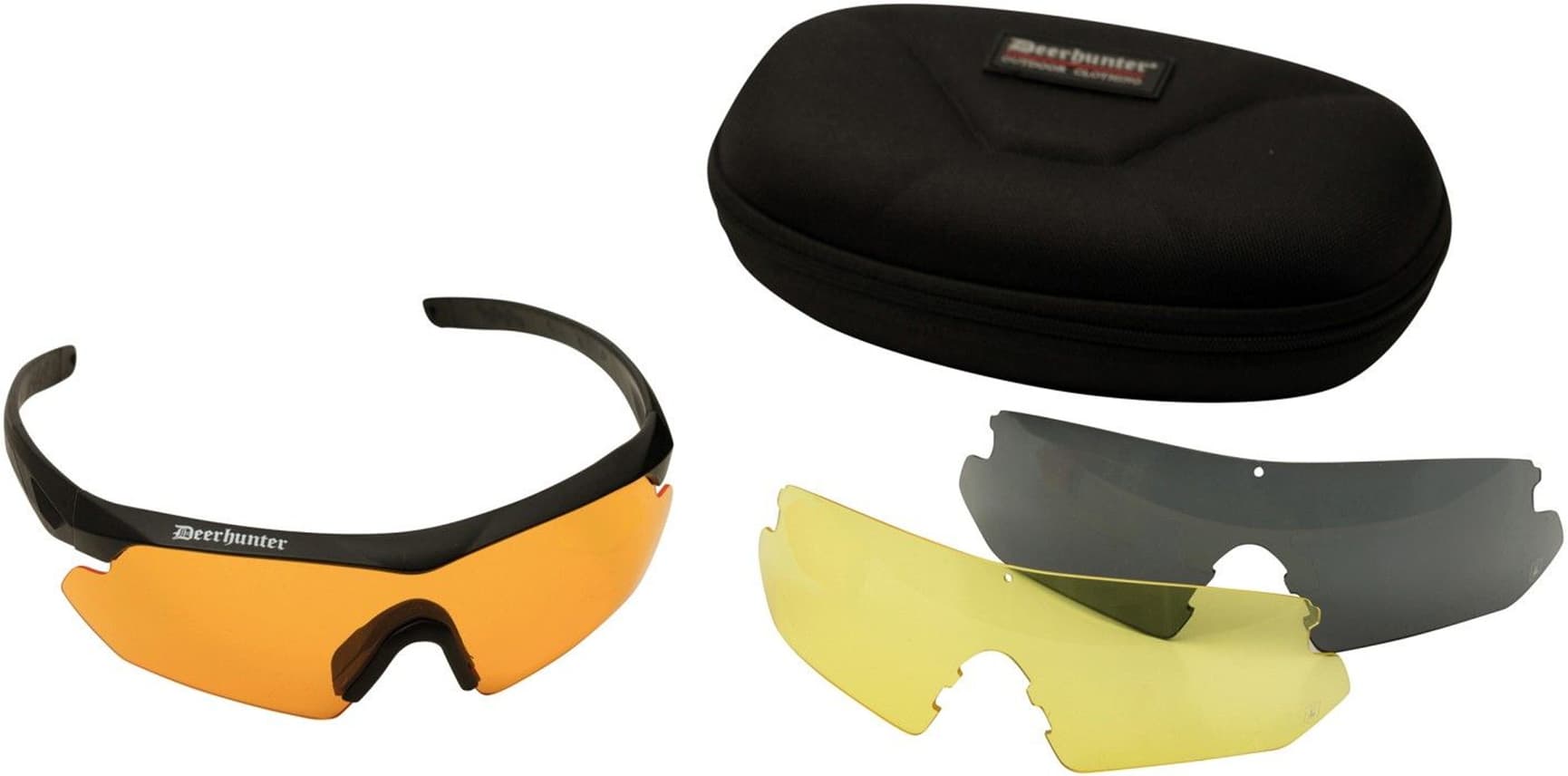 Shooting Glasses w. Replaceable Glasses Black, view: 0