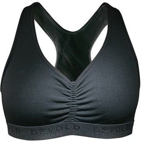 Wool Fleece Bra Black, view: 0