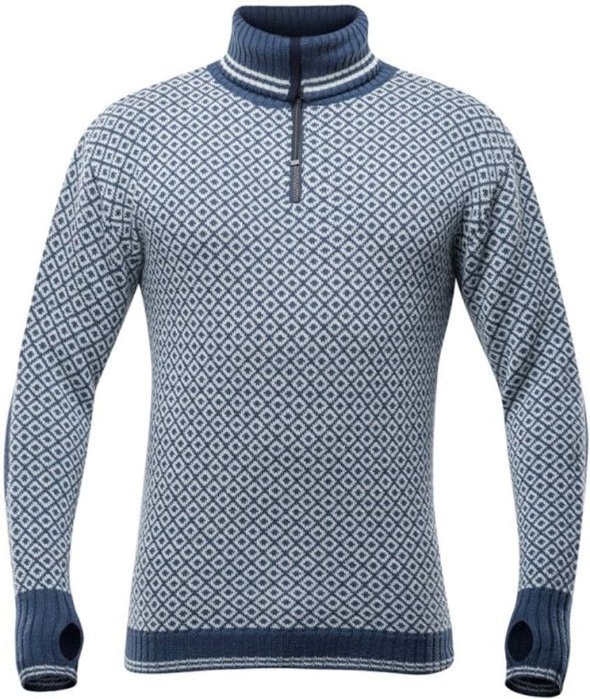 Slogen Zip Neck Night/Offwhite, view: 0