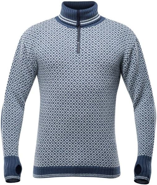 Slogen Zip Neck Night/Offwhite, view: 0