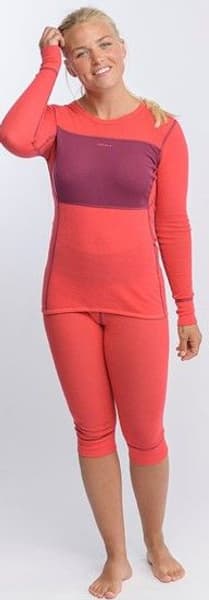 W's Wool Mesh Shirt Beetroot/Poppy, view: 1