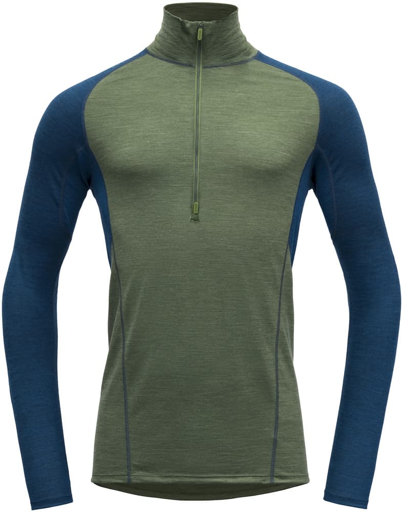 Running Man Zip Neck Forest, view: 0