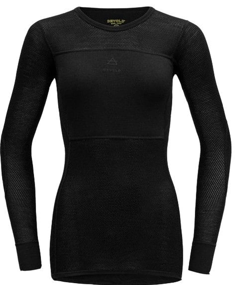 Wool Mesh Woman Shirt Caviar, view: 0
