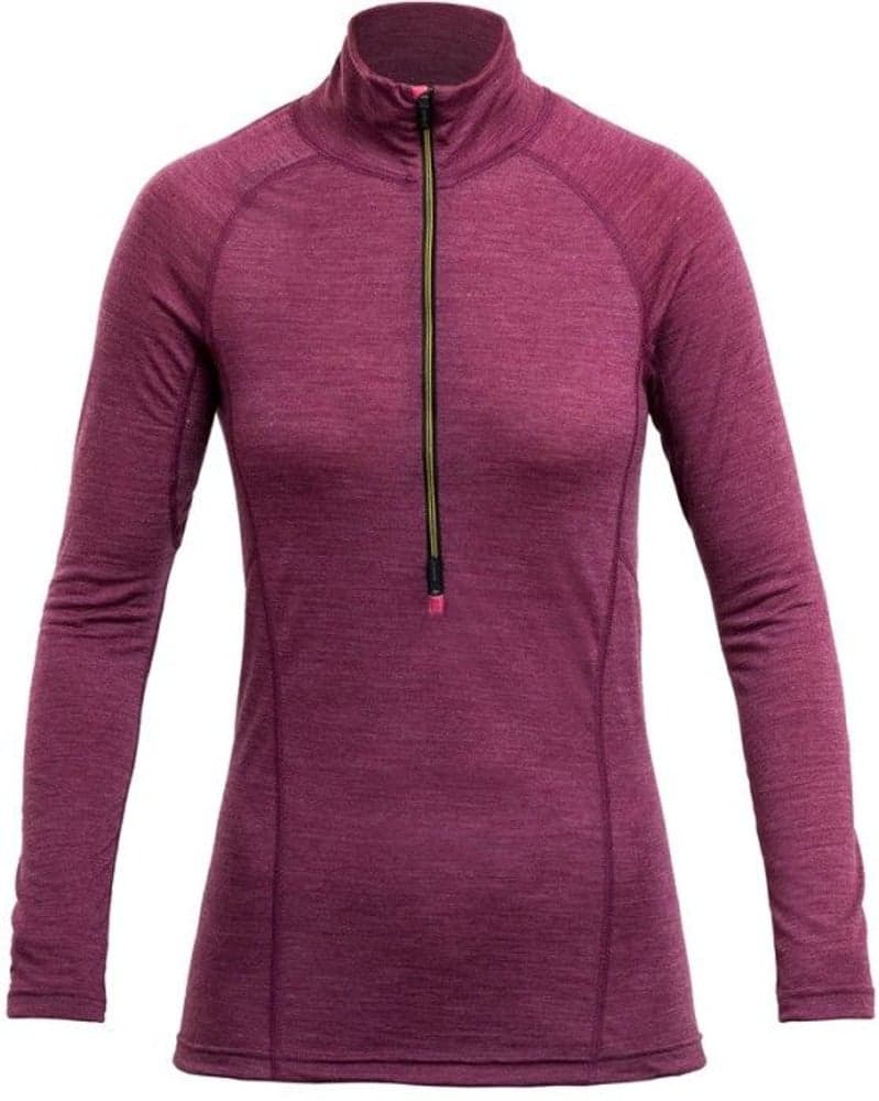 Running Woman Zip Neck Plum, view: 0