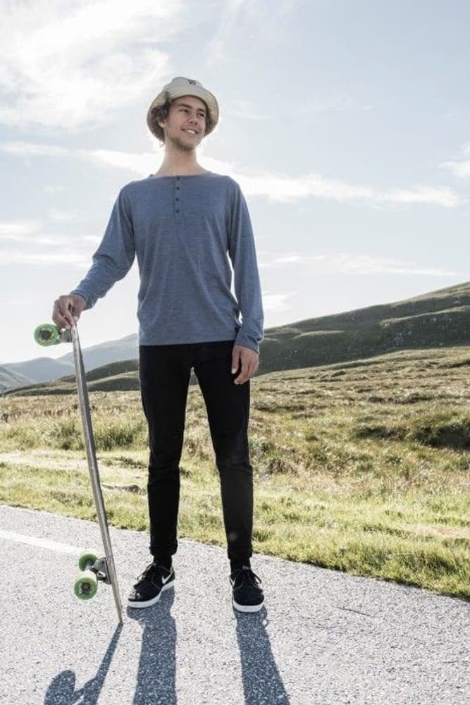 Hessa Man Button Shirt Turbulence, view: 1