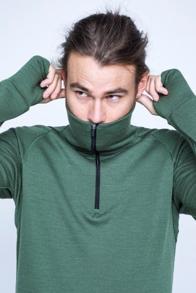 Expedition Man Zip Neck Forest, view: 1