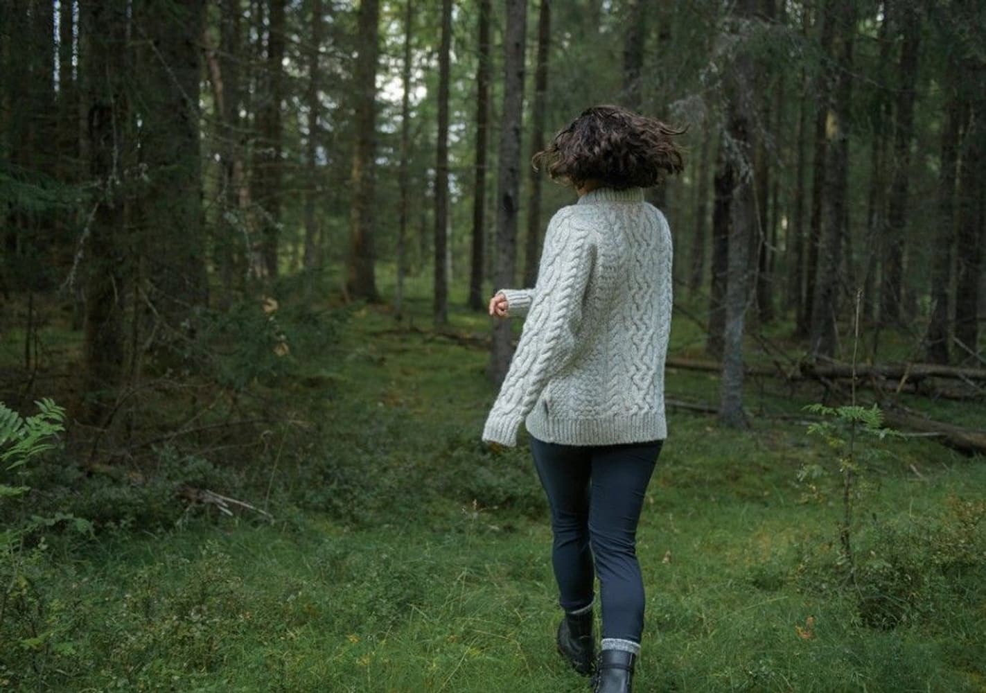 Sandøy Sweater Crew Neck Grey Melange, view: 3