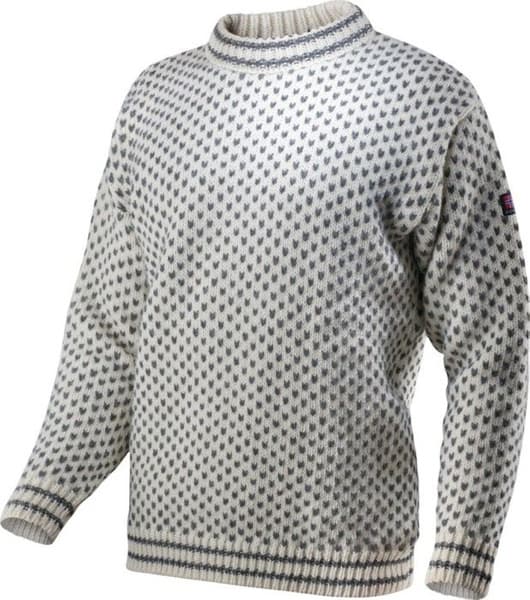 Nordsjø Sweater Crew Neck Offwhite/Anthracite, view: 0