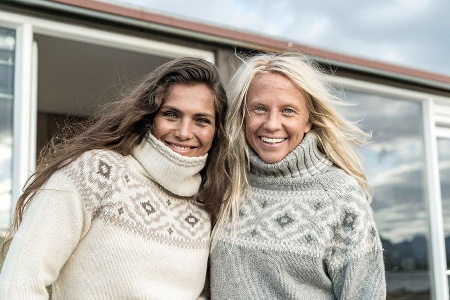 Ona Round Sweater Woman Merino Grey Melange, view: 3