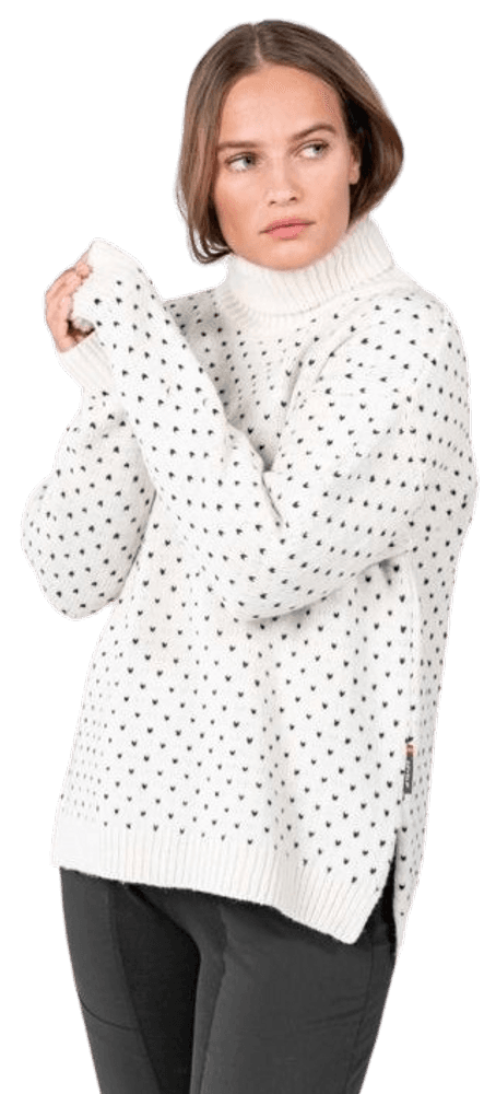 Sörisen Wool High Neck Woman Off White/Ink, view: 1