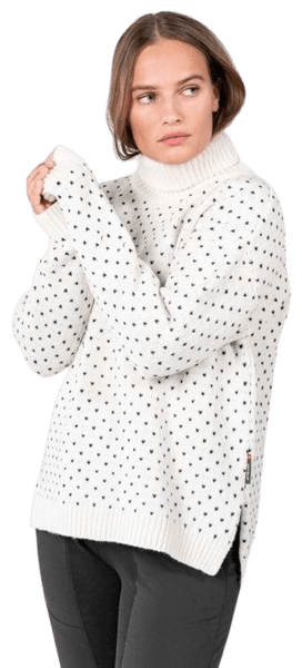 Sörisen Wool High Neck Woman Off White/Ink, view: 1