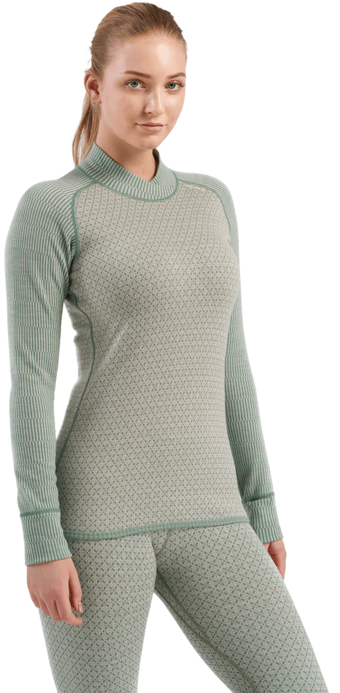 Kvitegga Merino 230 Cross Neck Woman Raw White, view: 2
