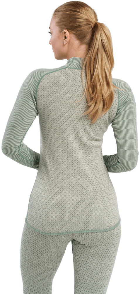 Kvitegga Merino 230 Cross Neck Woman Raw White, view: 3