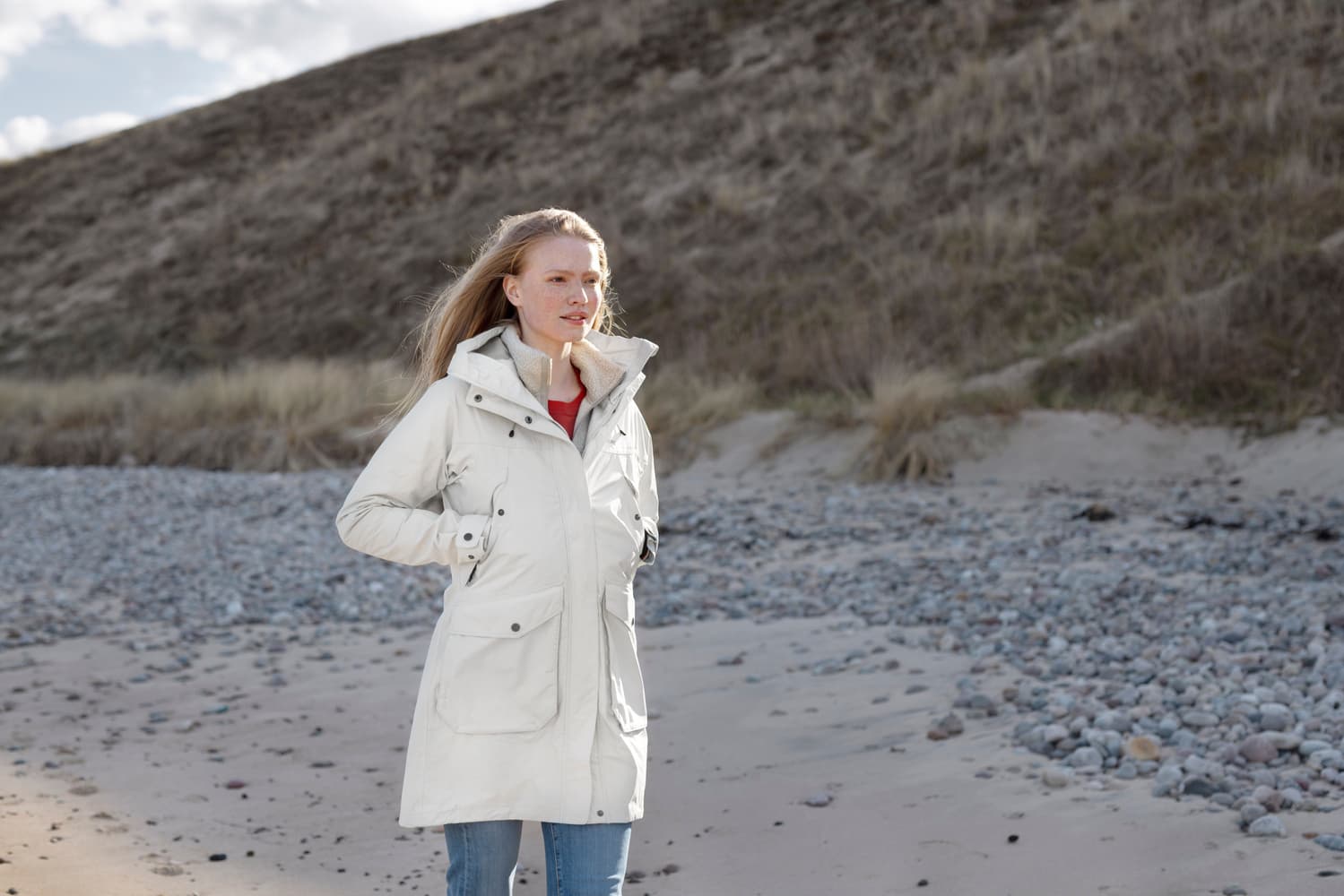 W's Thelma Parka 7 Silver White, view: 4