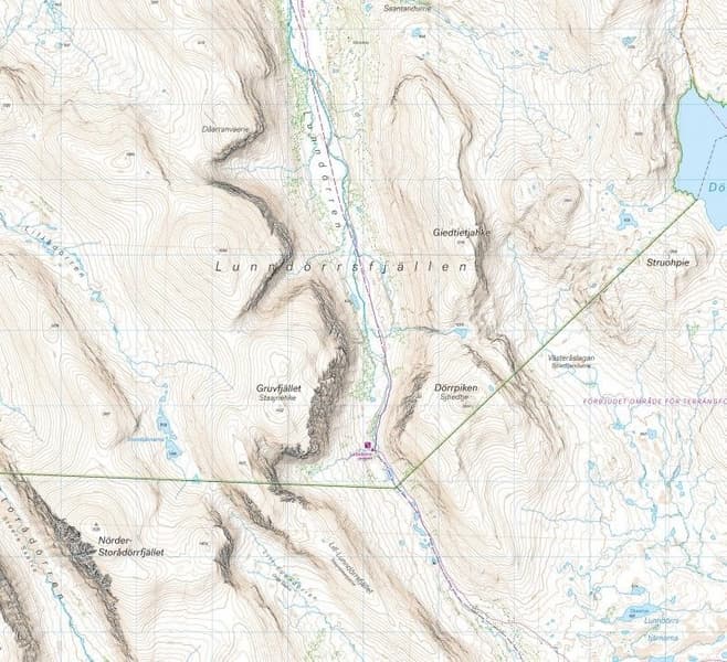 Vålådalen 1:25 000, view: 1