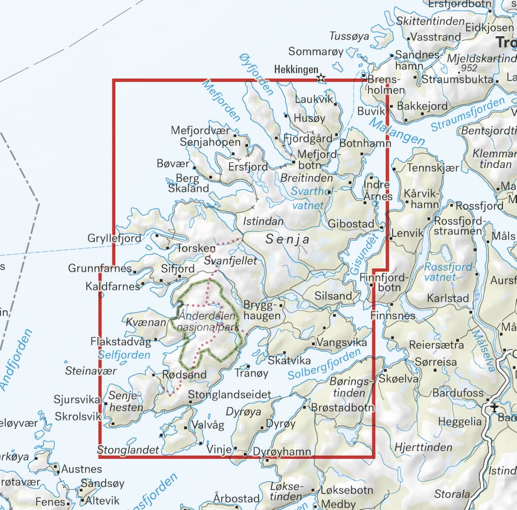 Turkart Senja 1:50 000, view: 1
