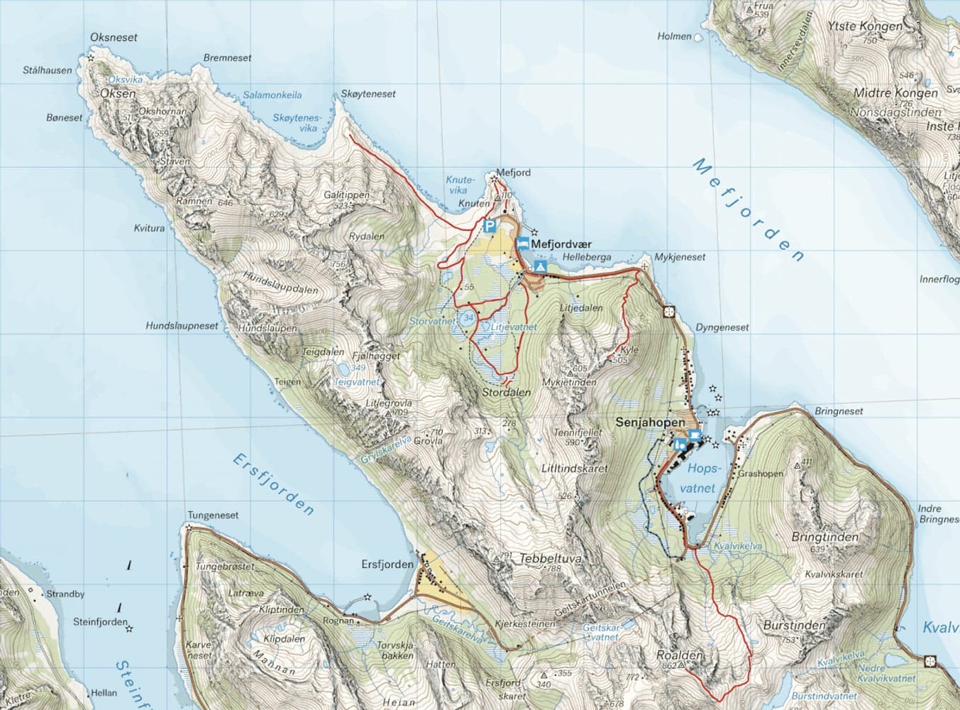 Turkart Senja 1:50 000, view: 2