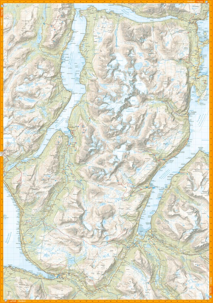 Turkart Lyngen 1:50 000, view: 1