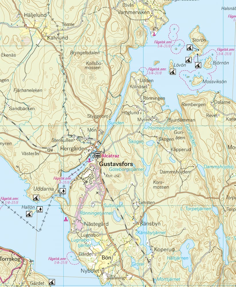 Dalslands kanal 1:50 000, view: 1