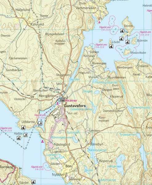 Dalslands kanal 1:50 000, view: 1