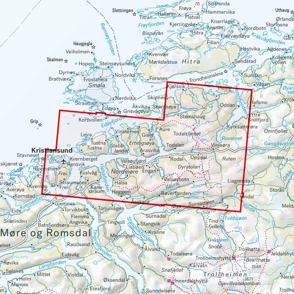 Turkart Fjordruta 1:50 000, view: 4