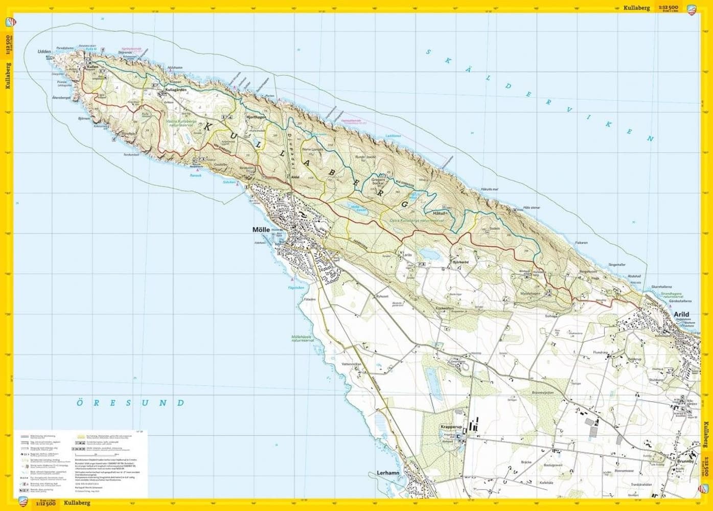 Stigkarta Kullaberg 1:15 000, view: 1