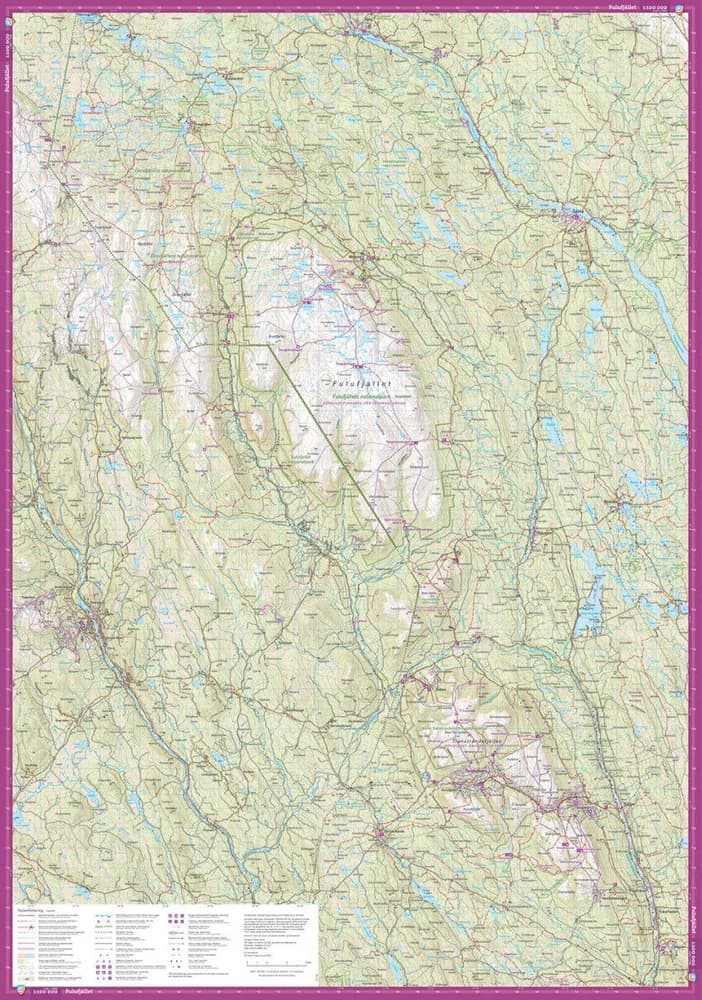 Dalafjällen & Trysil 1:100000, view: 2