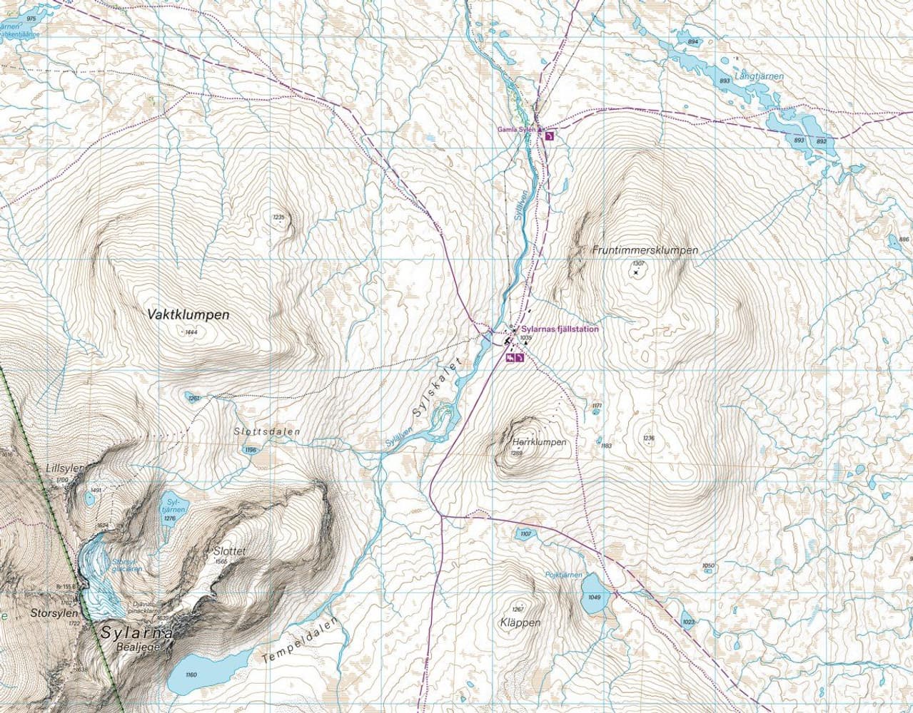 Jämtlandstriangeln 1:25 000, view: 1