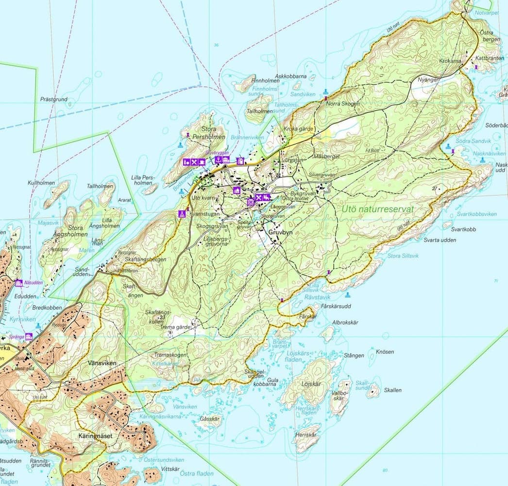 Stigkarta Utö & Ornö 1:25.000, view: 2