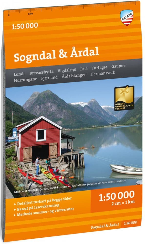Turkart Sogndal & Årdal 1:50 000, view: 0